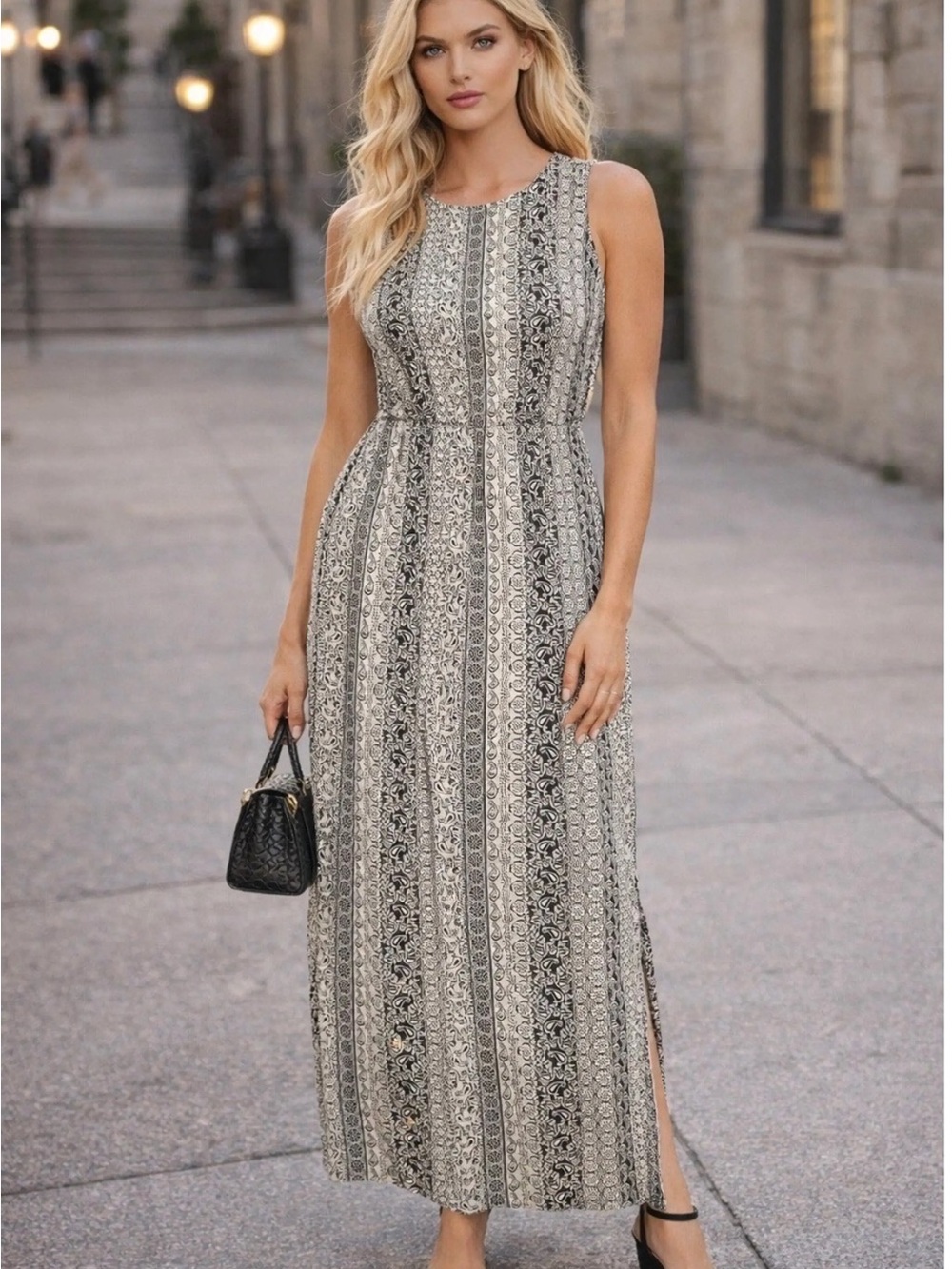 Sleeveless Torrid Paisley Maxi Dress